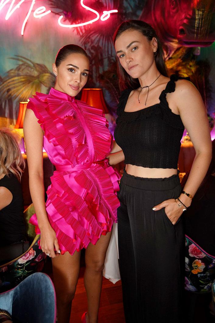 Olivia Culpo was in great spirits at a Sports Illustrated dinner that took place at South Beach hotspot Mandrake.