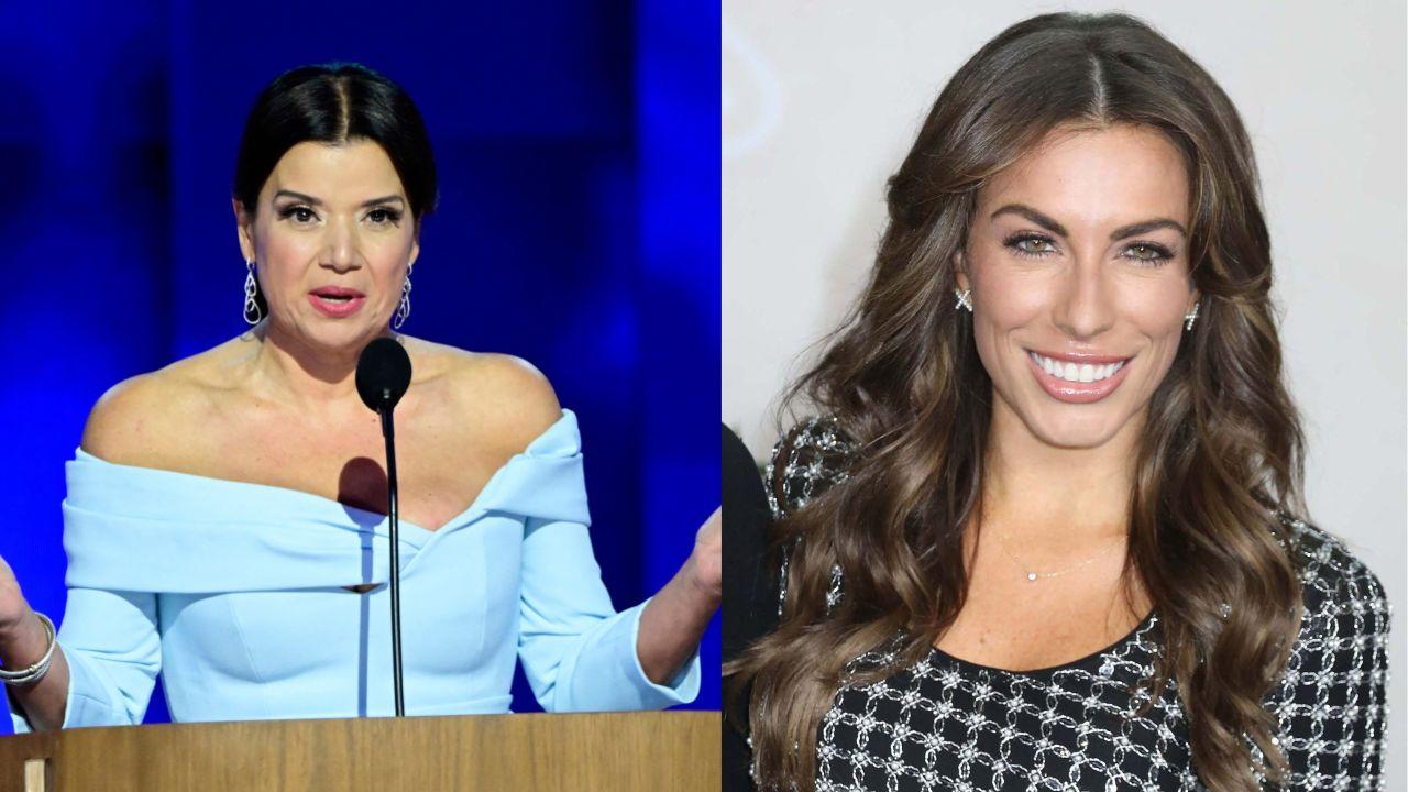 Split image of Ana Navarro and Alyssa Farah Griffin.
