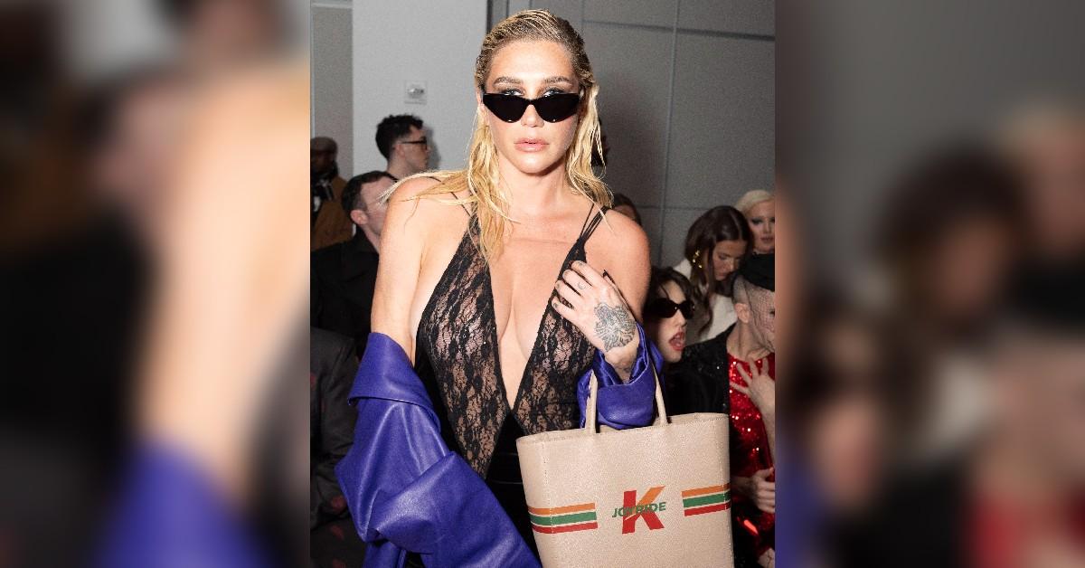 kesha jokes spilling out christian cowan fashion show nyc hot photos