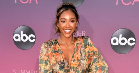 bachelorette tayshia adams chris harrison interview rachel lindsay filled with defense rachael kirkconnel racism scandal