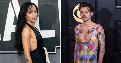 Composite Photos of Zoë Kravitz and Harry Styles