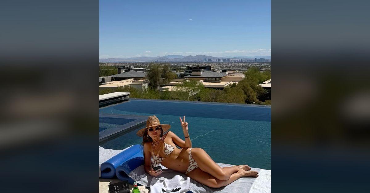 jessica alba strips down tiny bikini kissing new man photos