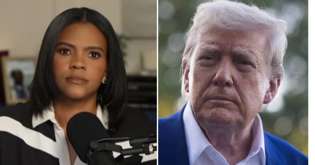 photo of Candace Owens and Donald Trump