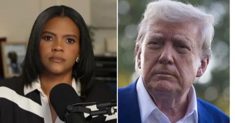 photo of Candace Owens and Donald Trump