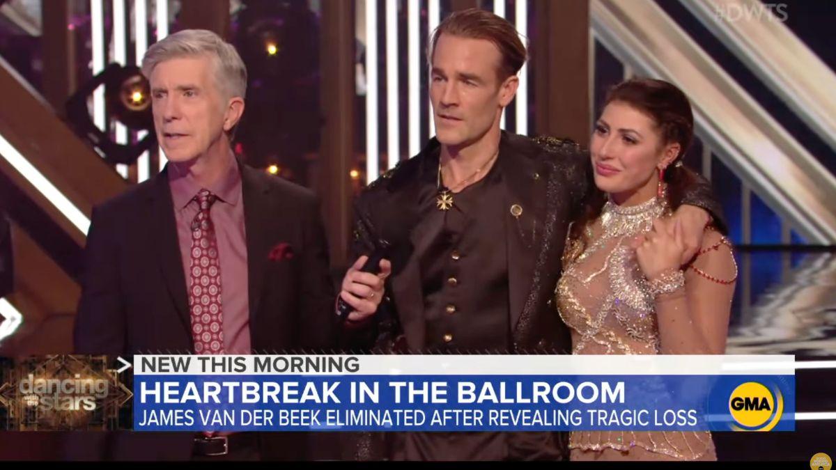 Image of James Van Der Beek previously competed on 'Dancing With the Stars.'