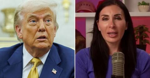 photo of Donald Trump and Laura Loomer