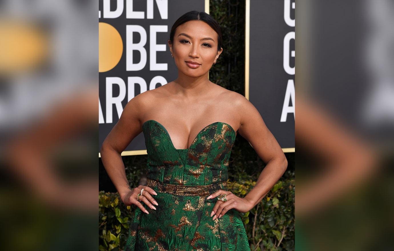 Jeannie Mai Green Dress Repressed Emotions Childhood Sexual Abuse 'The Real'