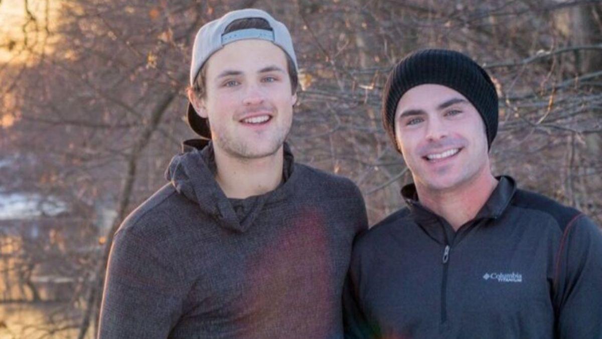 Image of Dylan Efron said he got B's in school while Zac got A's.