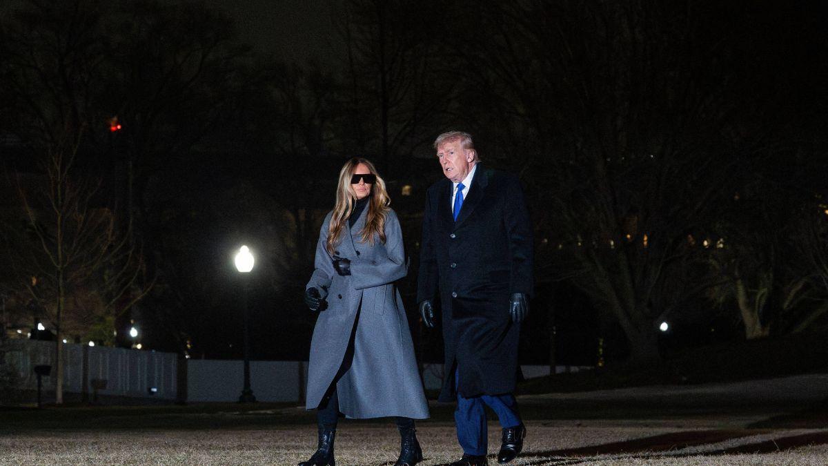 Image of Melania and Donald Trump