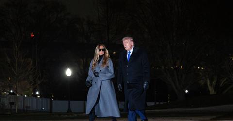 Image of Melania and Donald Trump