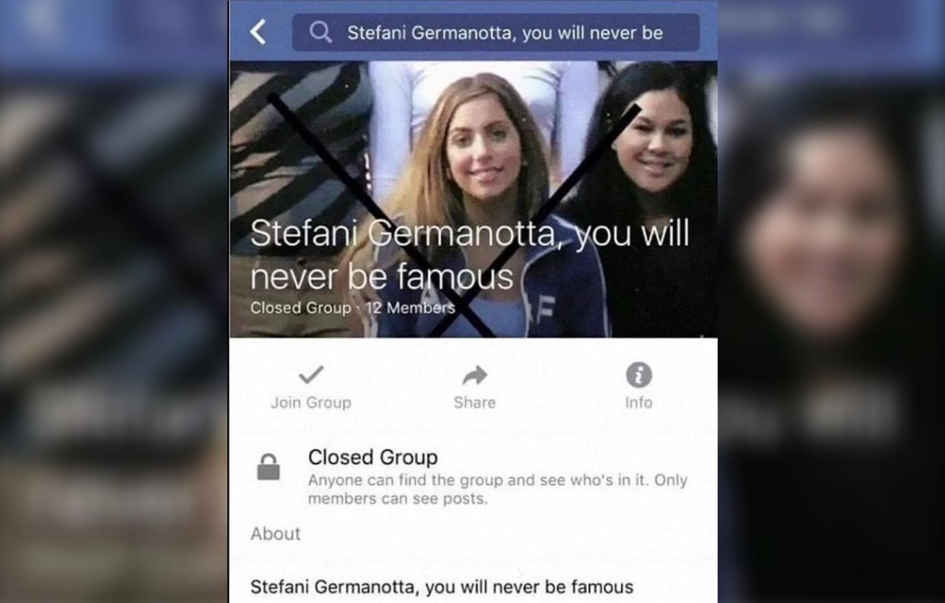 lady gaga reacts classmate facebook group claiming never famous