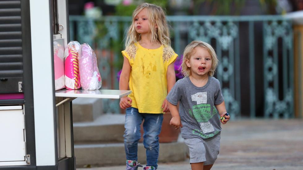 Aw! Jessica Simpson's Daughter Maxi Takes Her Big Sister Responsibilities  Seriously On Outing With Little Brother Ace