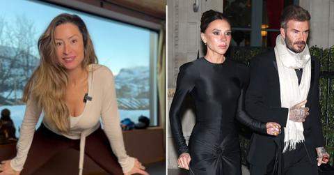 Photo of Rebecca Loos, Victoria and David Beckham