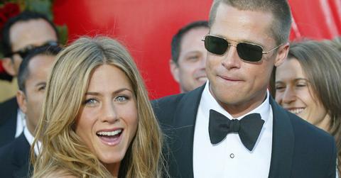 Brad Pitt and Jennifer Aniston at the 2004 Emmys