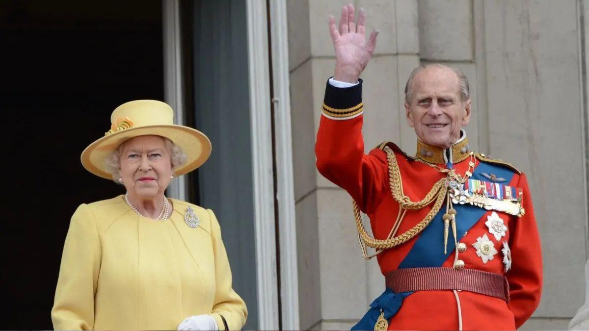 image of prince Philip and queen Elizabeth 