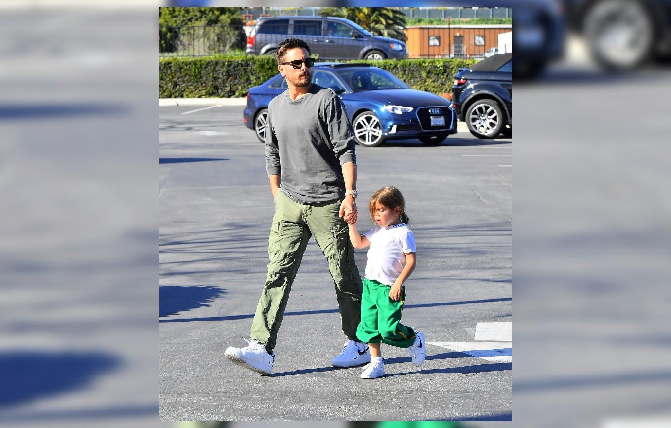 kardashian bodyguard scott disick bribe kourtney kardashian kids