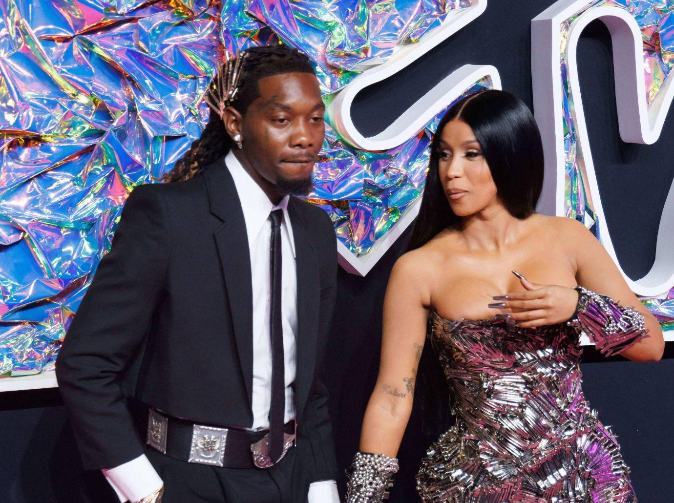 cardi b offset reconciliation rumors holding hands met gala after party