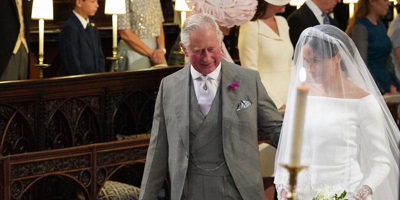 Charles meghan aisle post pic