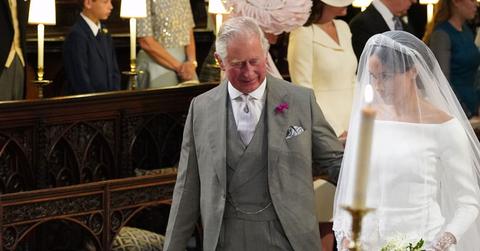 Charles meghan aisle post pic