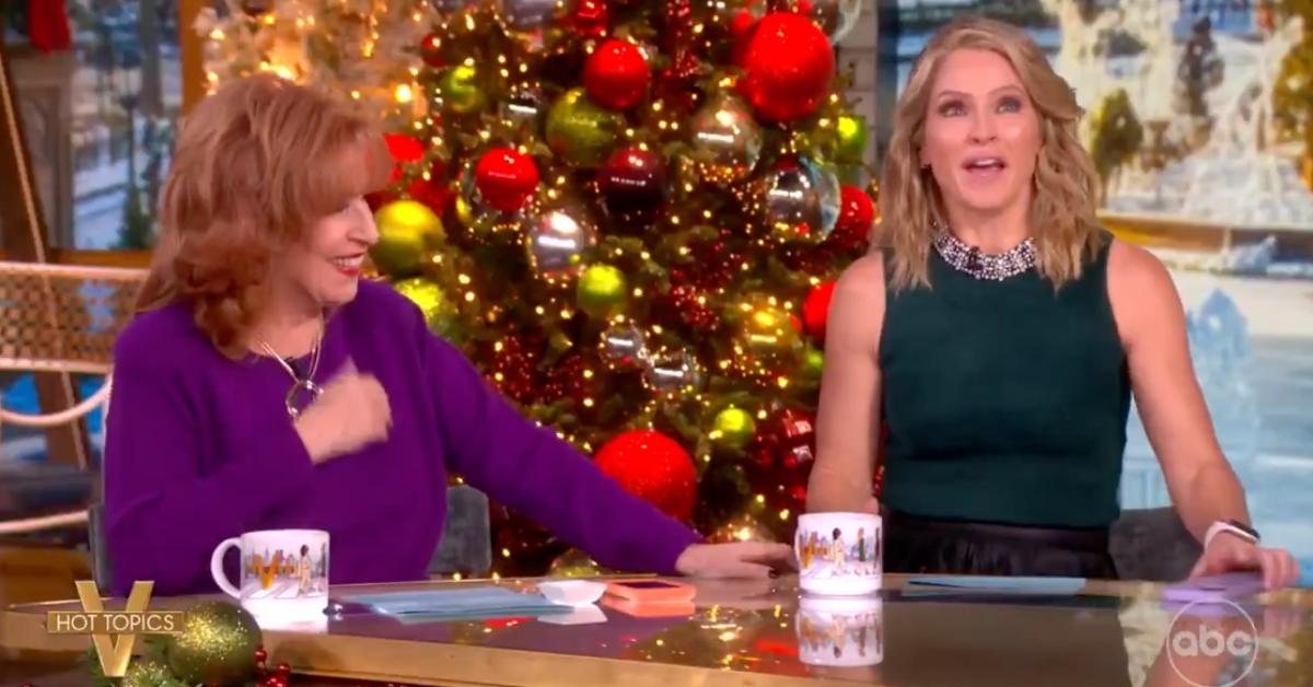 Photo of Joy Behar joked about sleeping her way to the top during the discussion.