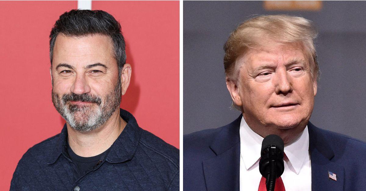 jimmy kimmel mocks donald trump with epstein joke photos