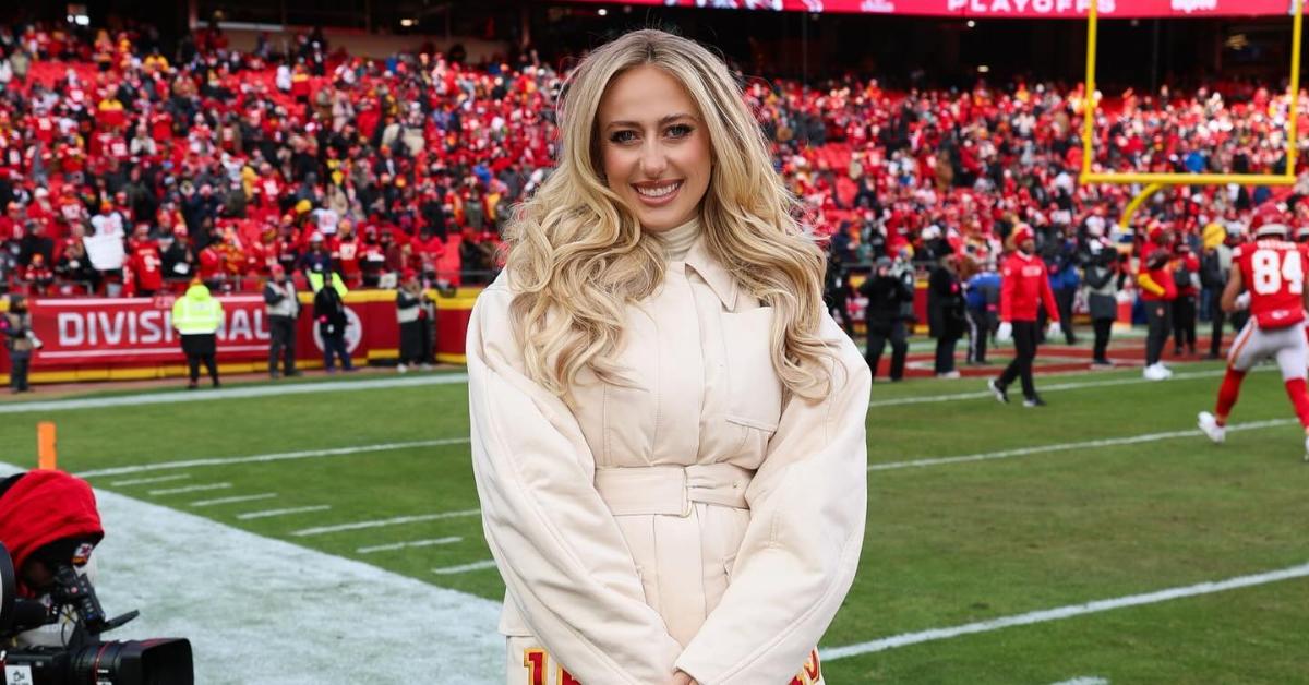 brittany mahomes glam feel human patrick third child baby game day