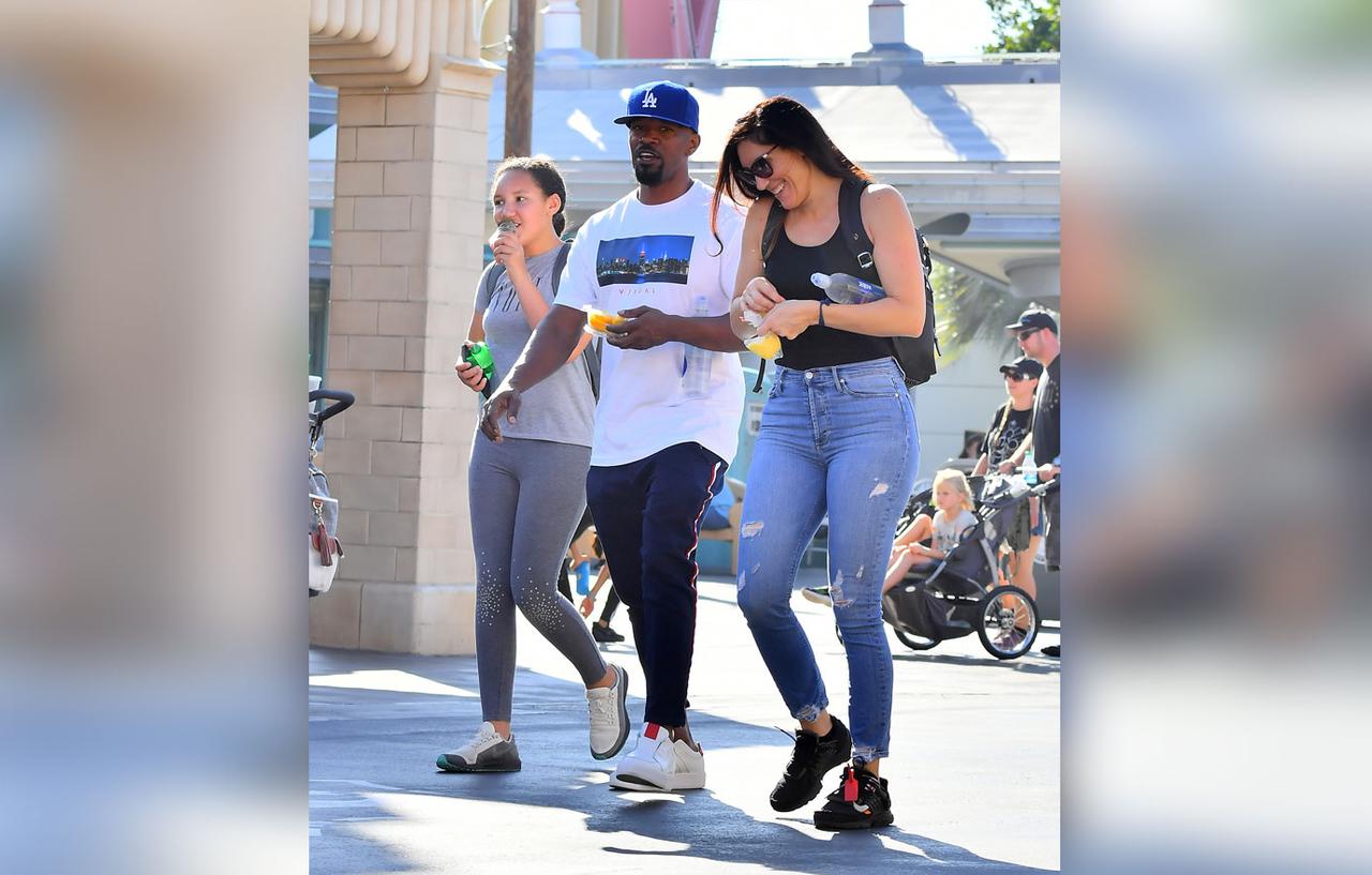Jamie Foxx Treats Daughter Annalise & Baby Mama To Disneyland