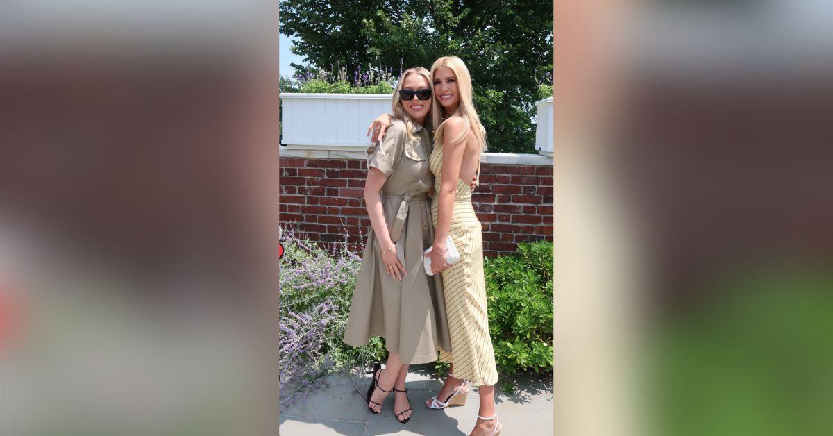 image of Ivanka Trump also posed with her sister Tiffany Trump.