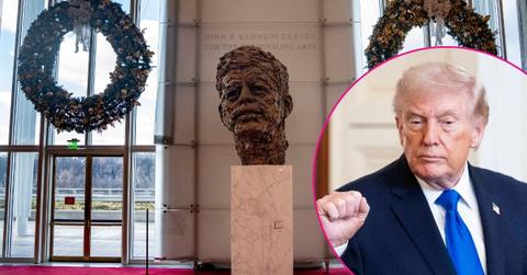 Composite photo of Donald Trump.