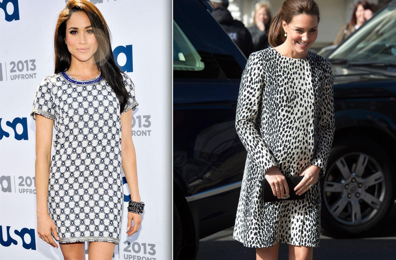 Meghan Markle Kate Middleton Matching Outfits