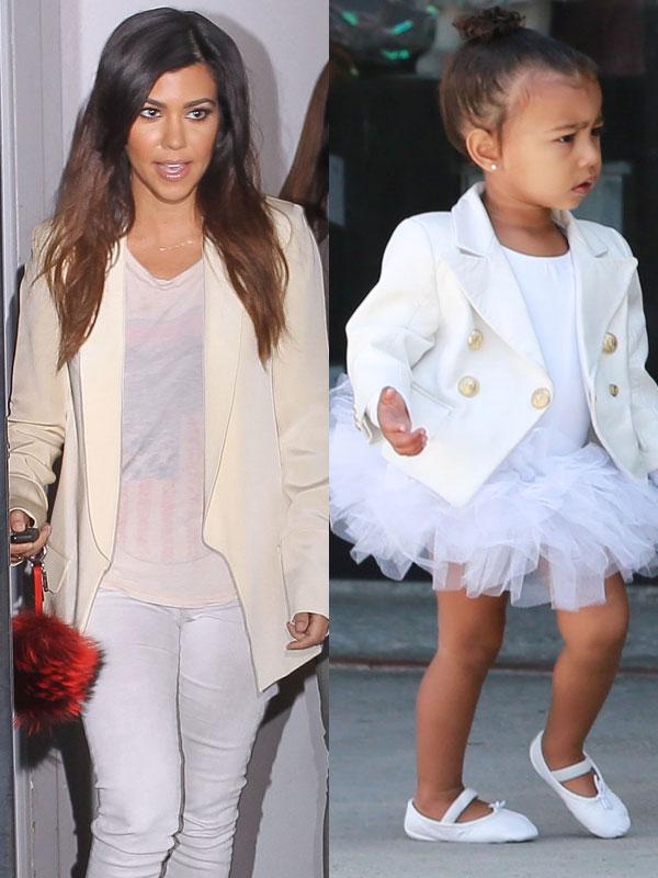 Kardashians copying north west style fame