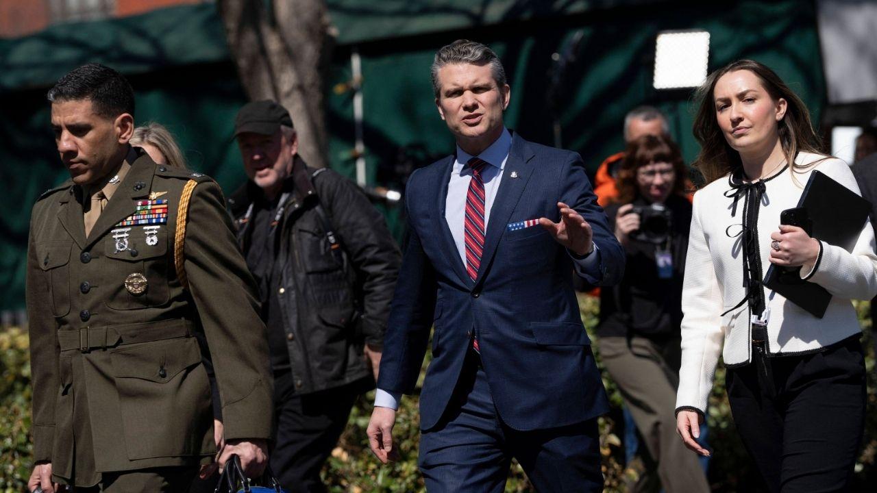 Image of the lawsuit demands Pete Hegseth's Pentagon records detailing the review's methodology, internal communications and findings.