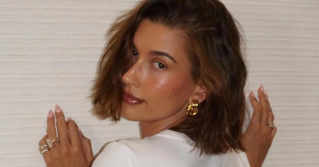 Hailey Bieber Shows Off Baby Bump While Modeling For Rhode Skin: Photo