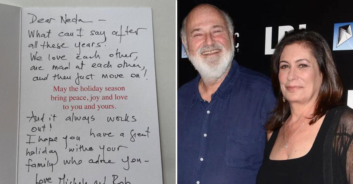 Photo of Michele Reiner's former trainer shared the holiday message she received in the mail days after her murder.