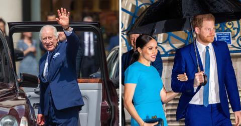 king charles prince harry not speaking