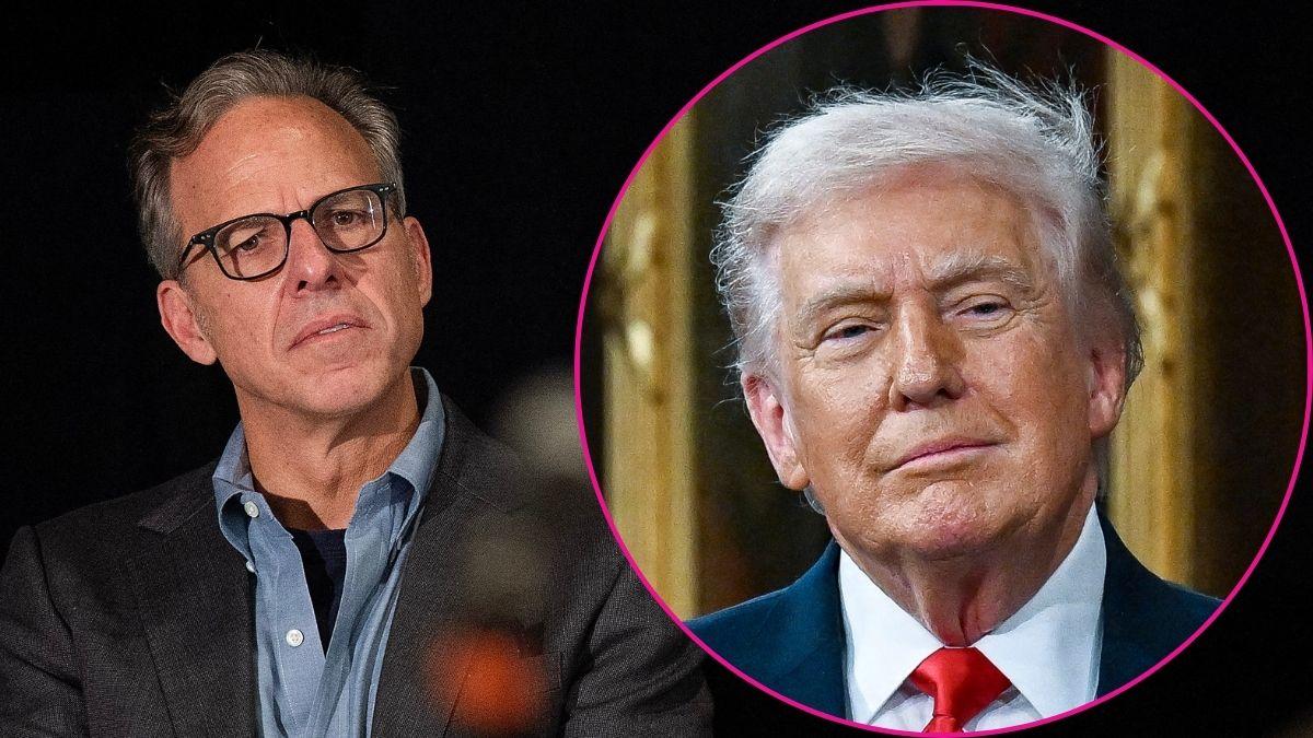 Composite photo of Jake Tapper and Donald Trump.