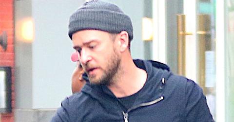 *EXCLUSIVE* Justin Timberlake and Jessica Biel arrive at their NYC home with son Silas