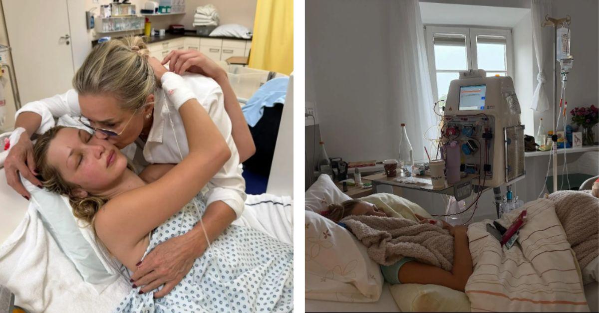 image of Yolanda Hadid shared emotional photos of the model in the hospital earlier this month.