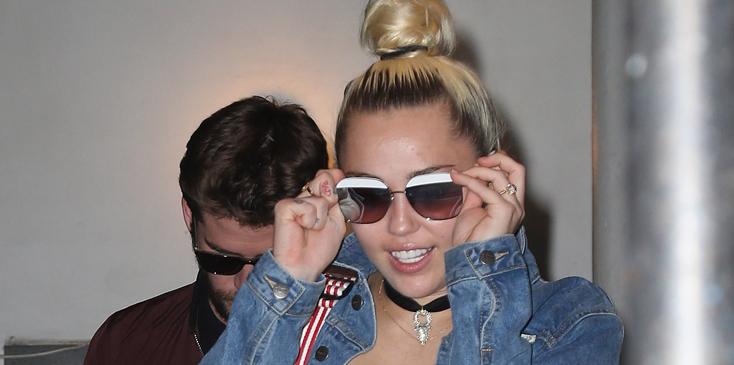 Miley Cyrus and Liam Hemsworth seen out and about in New York City