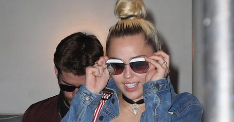 Miley Cyrus and Liam Hemsworth seen out and about in New York City