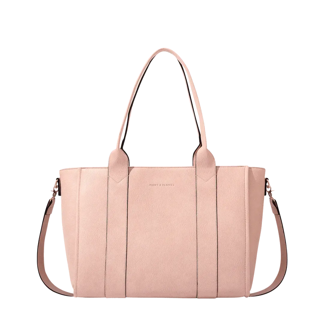 poppypeoniesecommworktoteblushfv colourmatched
