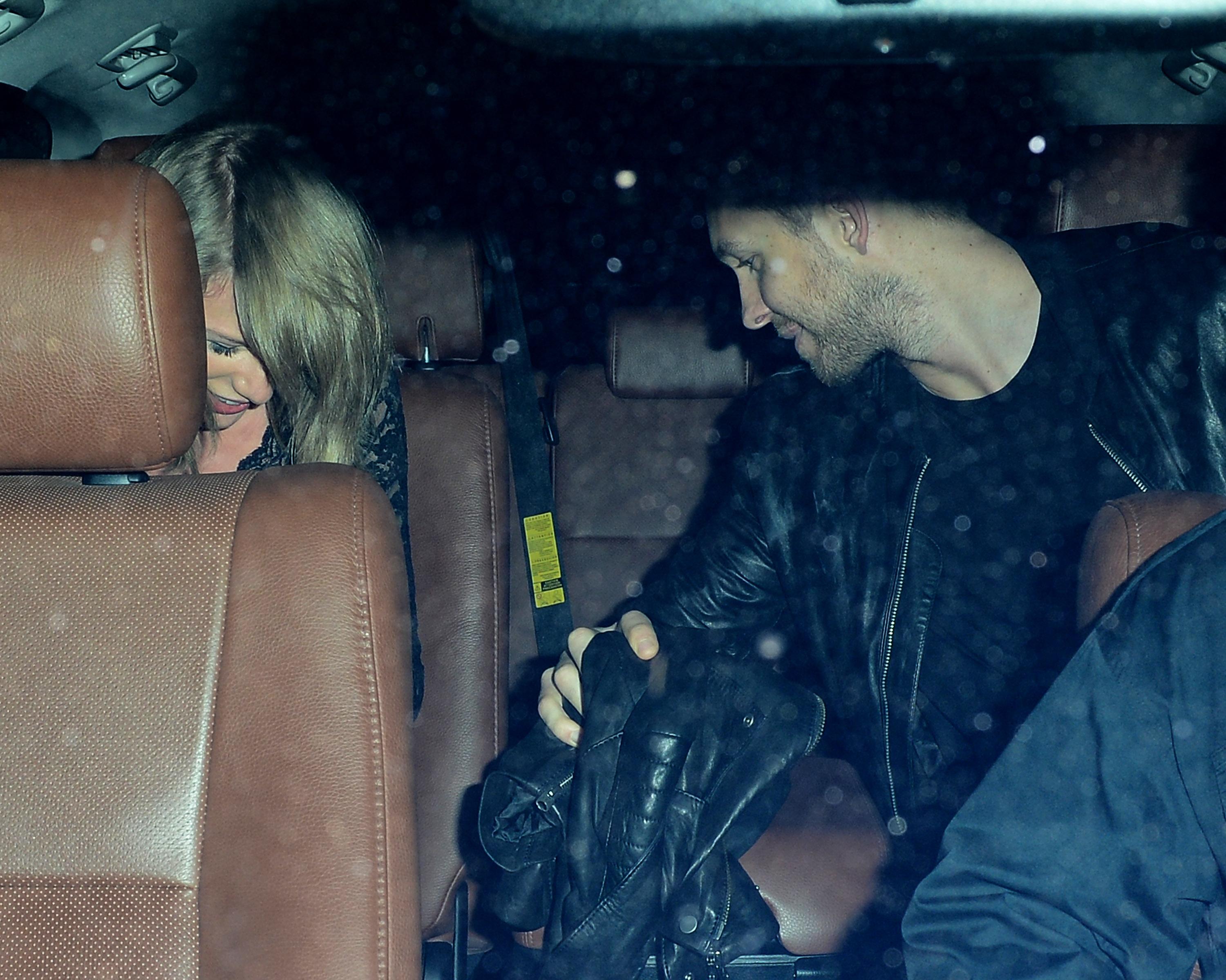 Taylor Swift and Calvin Harris Leave The Troubador