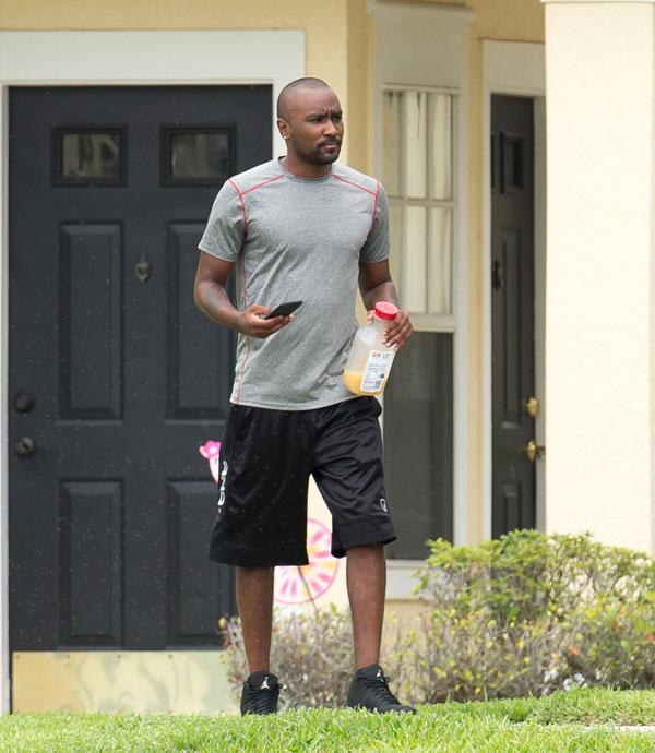 Nick gordon looks confused being served papers lawsuit