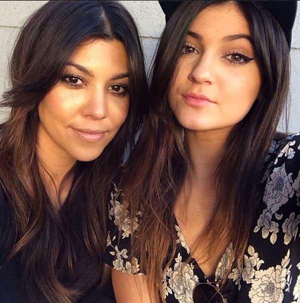 Kourtney Kardashian Kylie Jenner