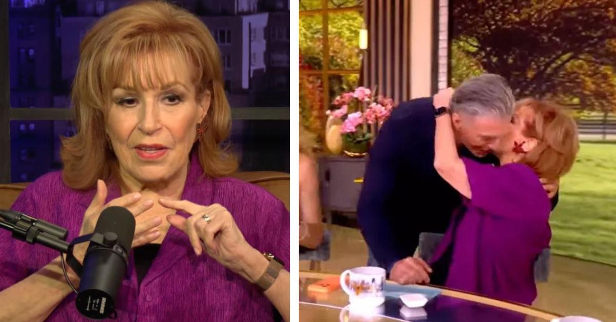 Joy Behar Reveals What She Whispered to Anson Mount Right Before She Shockingly Kissed Him on 'The View'