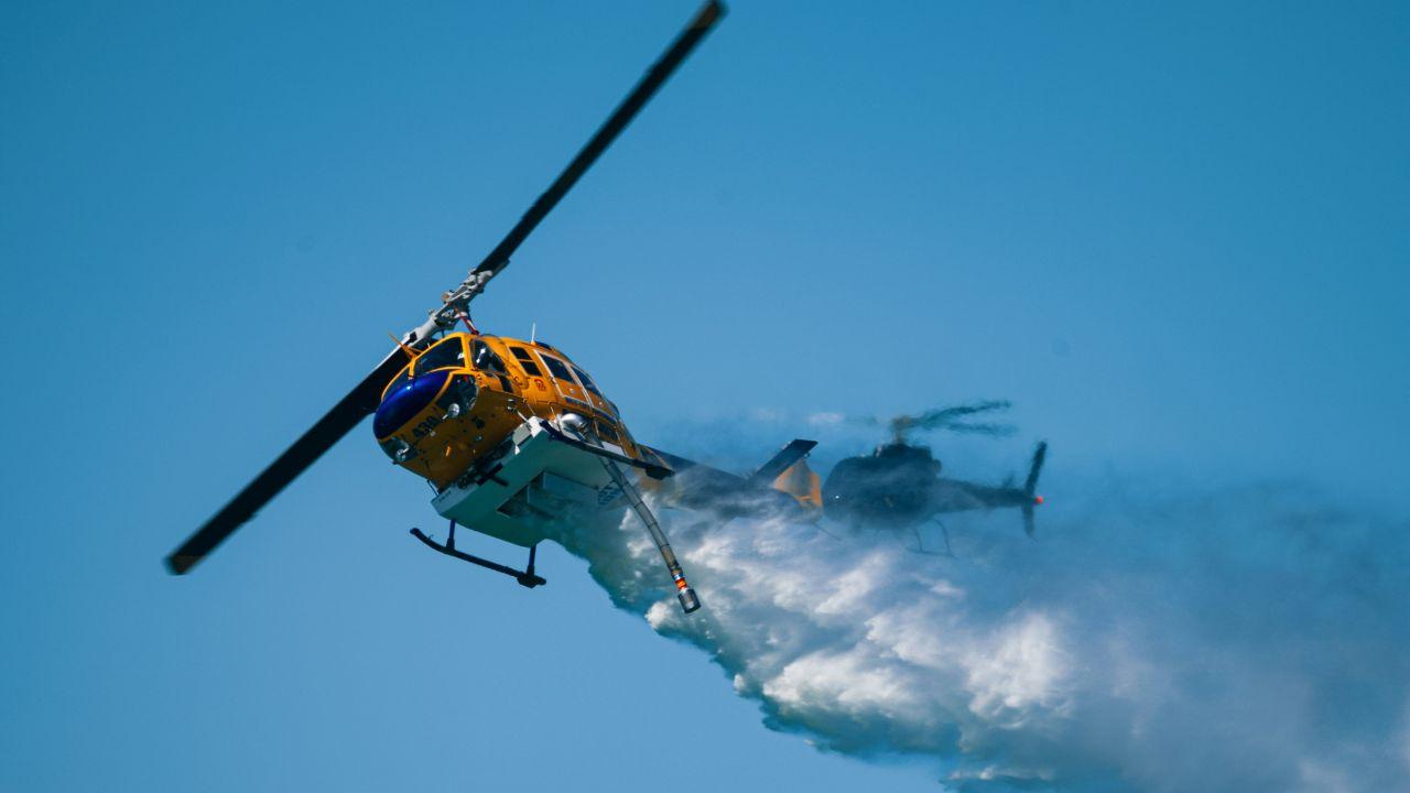 Photo of helicopter crash