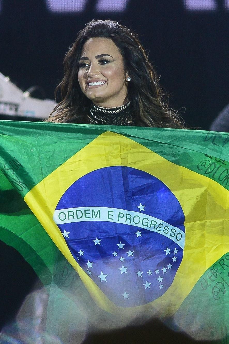 Demi Lovato Goes Two Pieces in Brazil