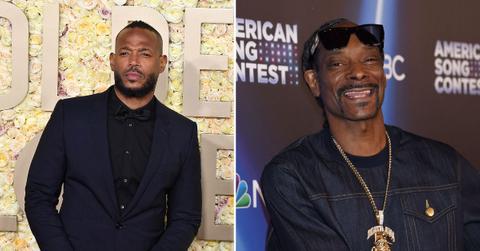 Composite photo of Marlon Wayans and Snoop Dogg