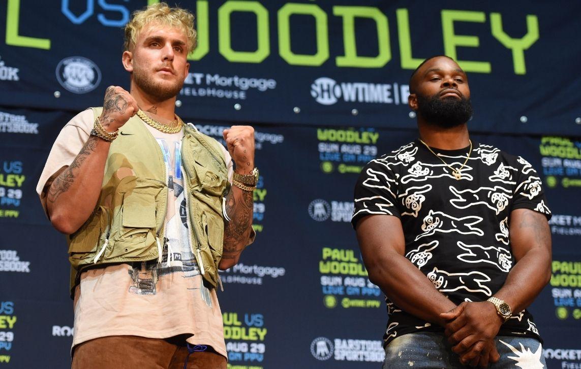 jake paul beats tyron woodley split decision dares tattoo