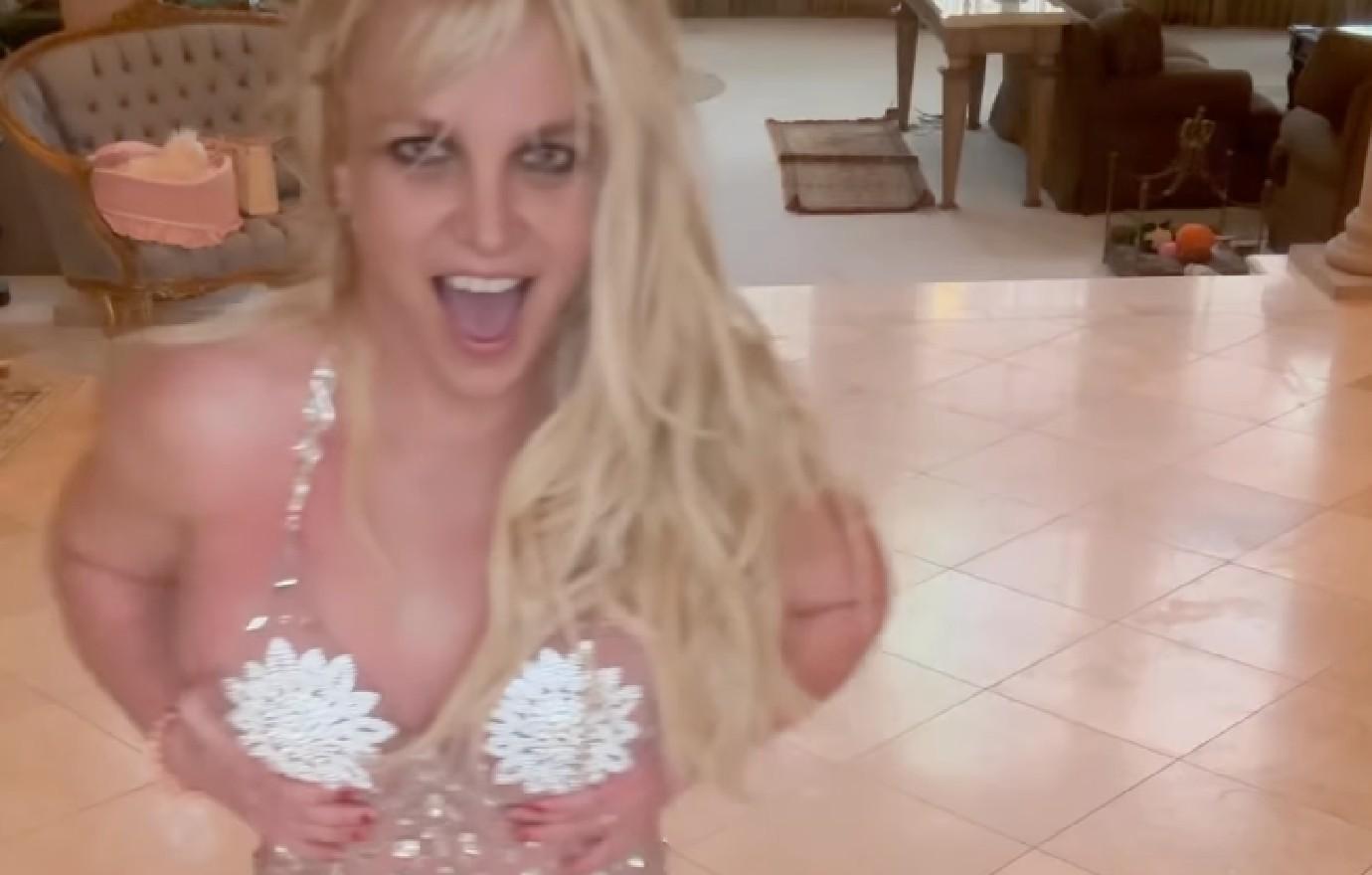 Britney Spears Shows Off Her 'Real Extensions' In Bodysuit: Photos